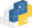 Logo of PyPI, a public repository of Python toolboxes